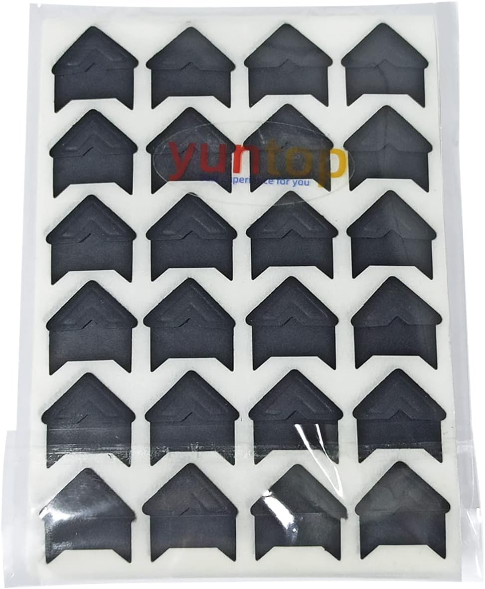 12 Sheets 288 Count Self-Adhesive Photo Corners Stickers, Acid Free Photo Mounting Corners for Scrapbooks, Memory Books, DIY Picture Album, Journal (Black) - Image 7