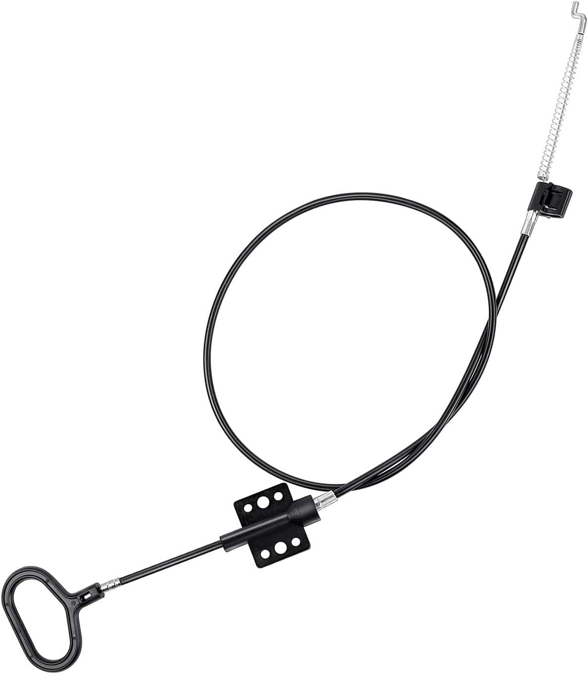 Sofa Recliner Cables Sofa and Reclined Chair Replacement Part D Ring Couch Recliner Pull Handle with S Tip for Cable Total Length 36.5 Inch Exposed Length 5Inch (1 Pack Black) - Image 6