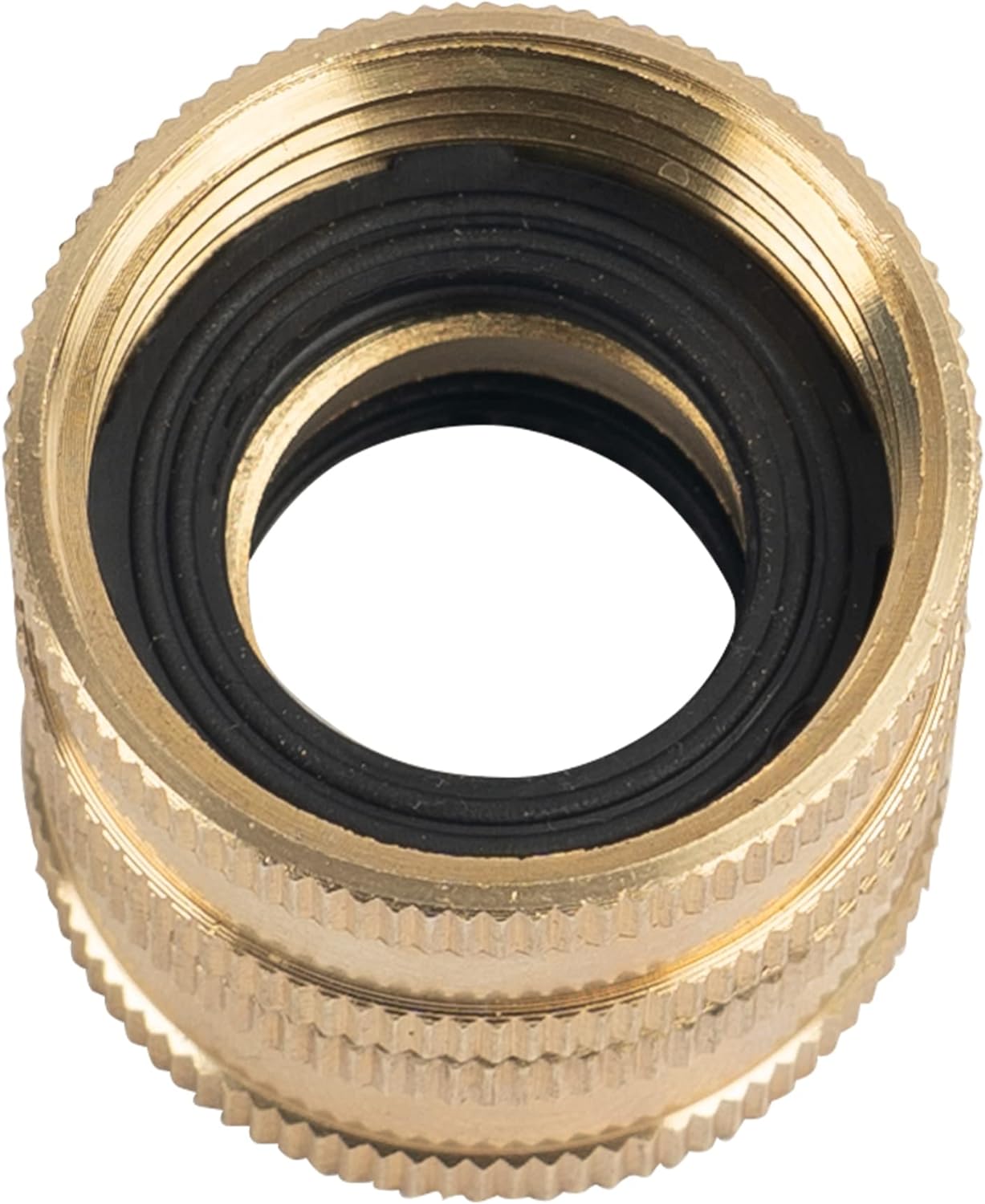 Garden Hose Adapter, 3/4 Inch Solid Brass Hose Connectors, 2 Pack Hose Connector with 2 Extra Washers (Female to Female) - Image 4