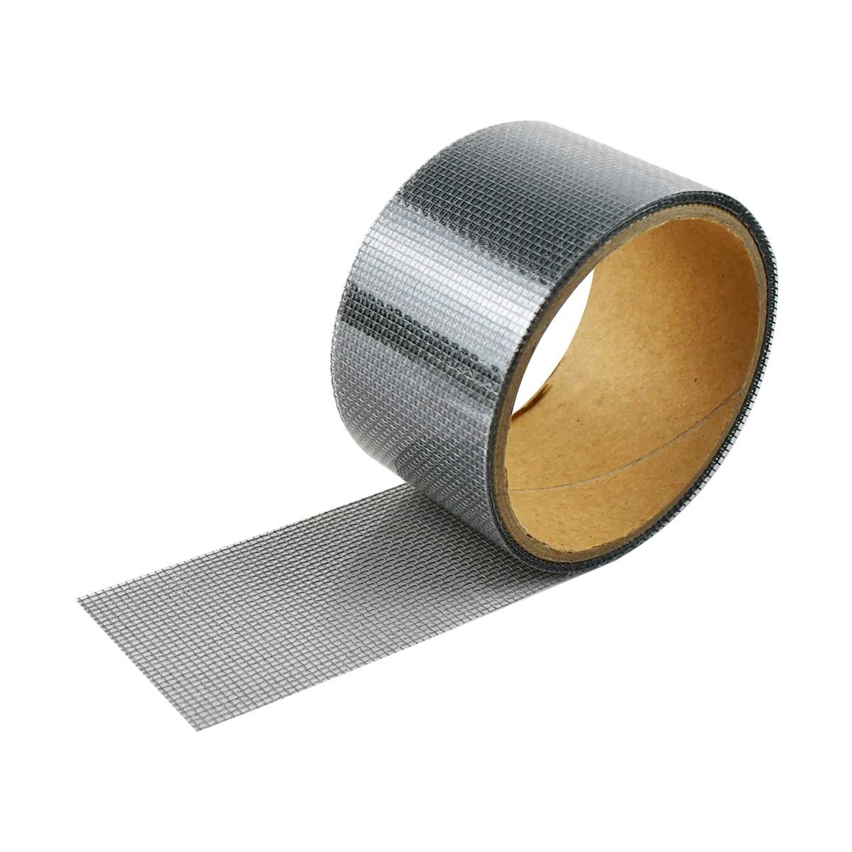 1 Pcs Grey Window Screen Repair Kit, Mesh Repair Tape Strong Adhesive Fiberglass Covering Mesh Tape Waterproof Screen Patch Repair for Door Window Tears Holes (2