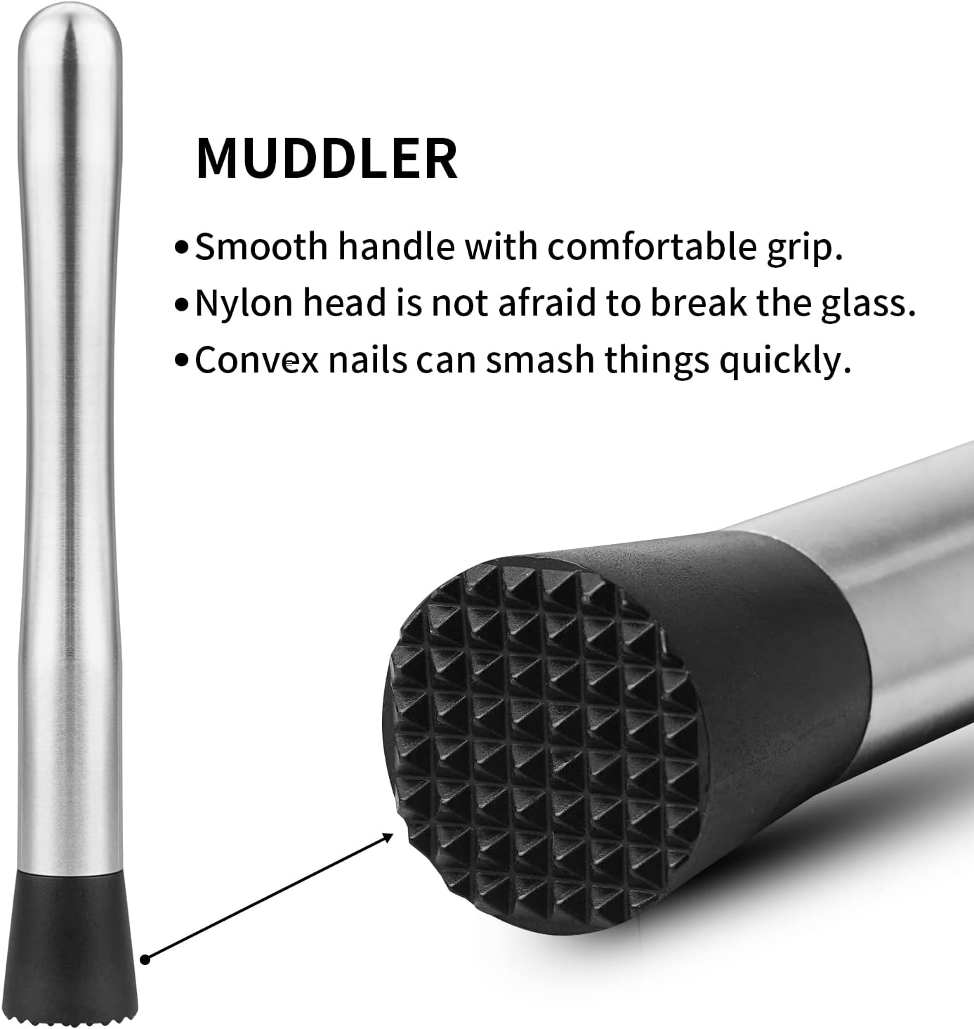 Muddler for Cocktails, 10