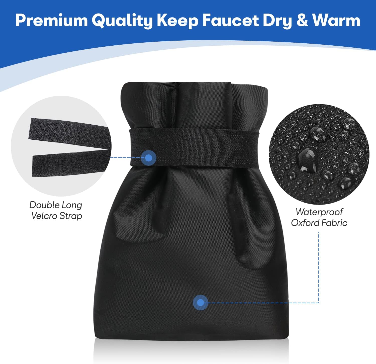 Outdoor Faucet Cover,Garden Faucet Socks for Winter Freeze Protection,7.09