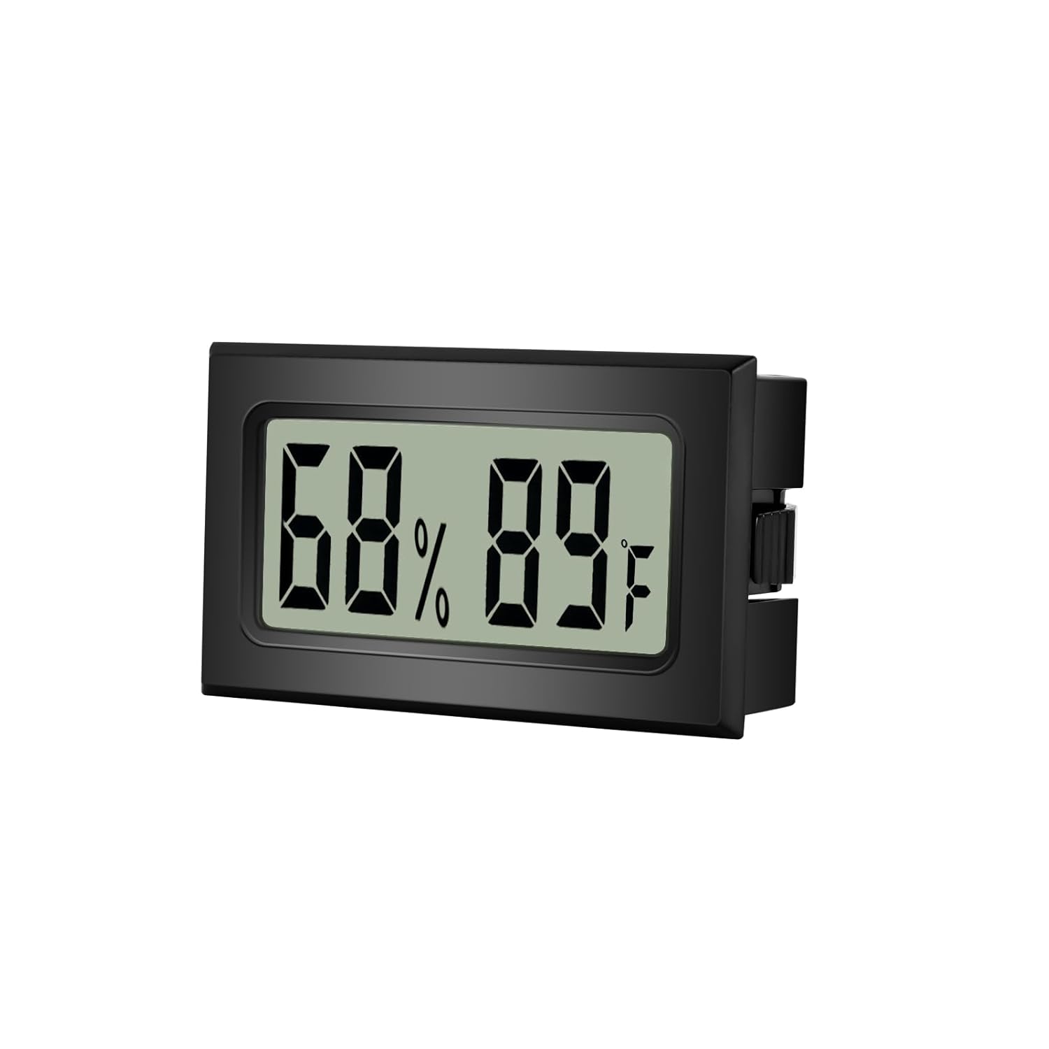 Reptile Thermometer Hygrometer Meter Indoor Temperature Gauge Fahrenheit ℉ Mini Digital Humidity for Outdoor Office Humidors Jars Incubators Guitar Case (1) - Image 1