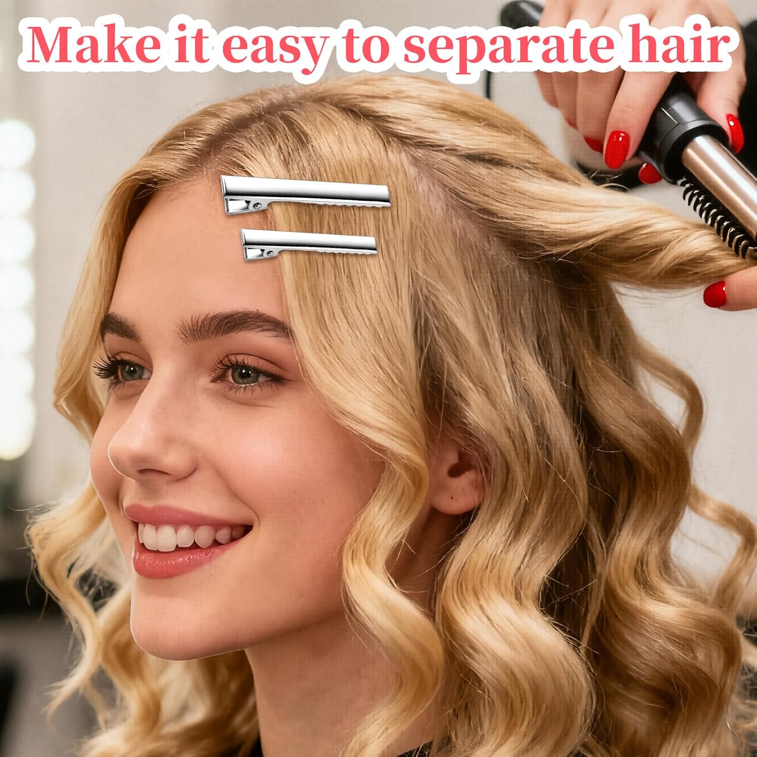 30-Pack Alligator Hair Clips - 3 Sizes (3