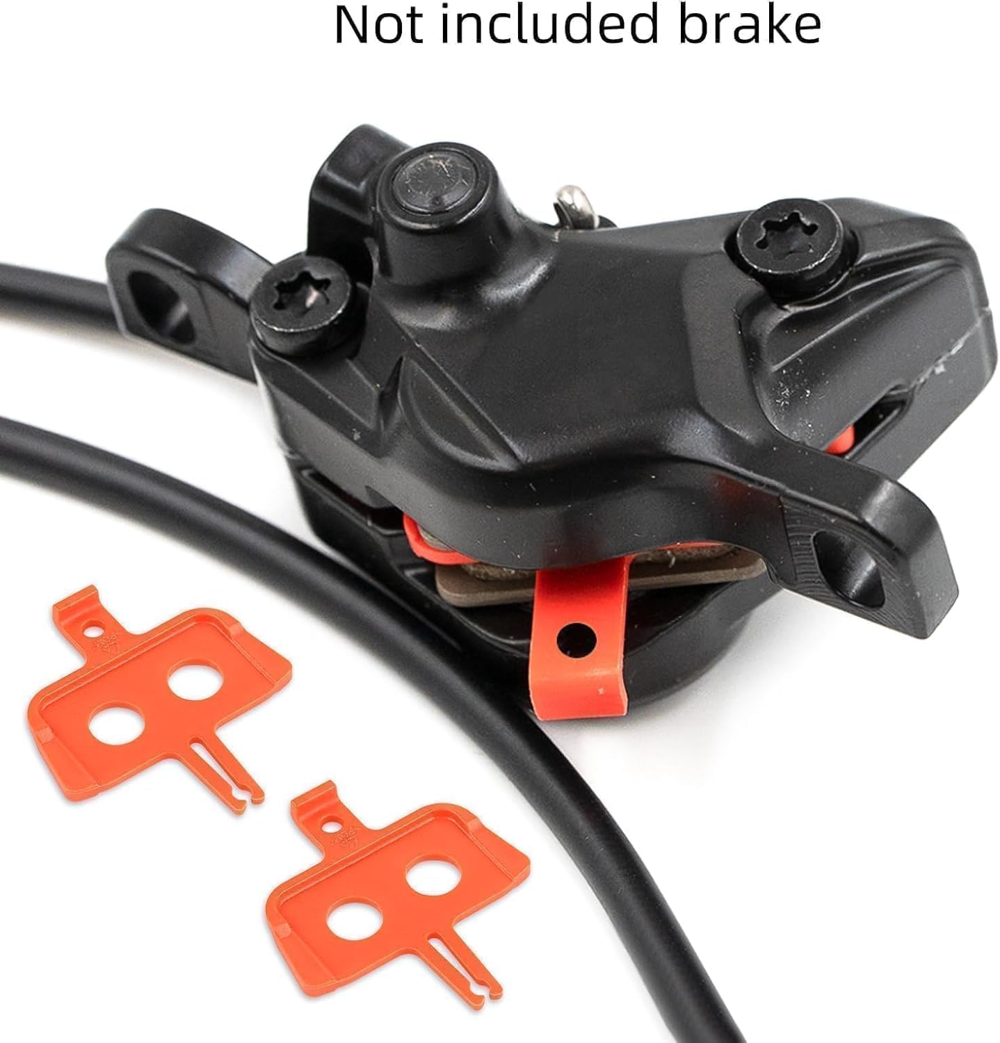 8PCS Bicycle Brake Pads Spacers - Hydraulic Disc Brake Pad Spreader Tool for MTB & Road Bike - Cycling Repair Insert Tool with Durable Spacers for Easy Maintenance - Image 2