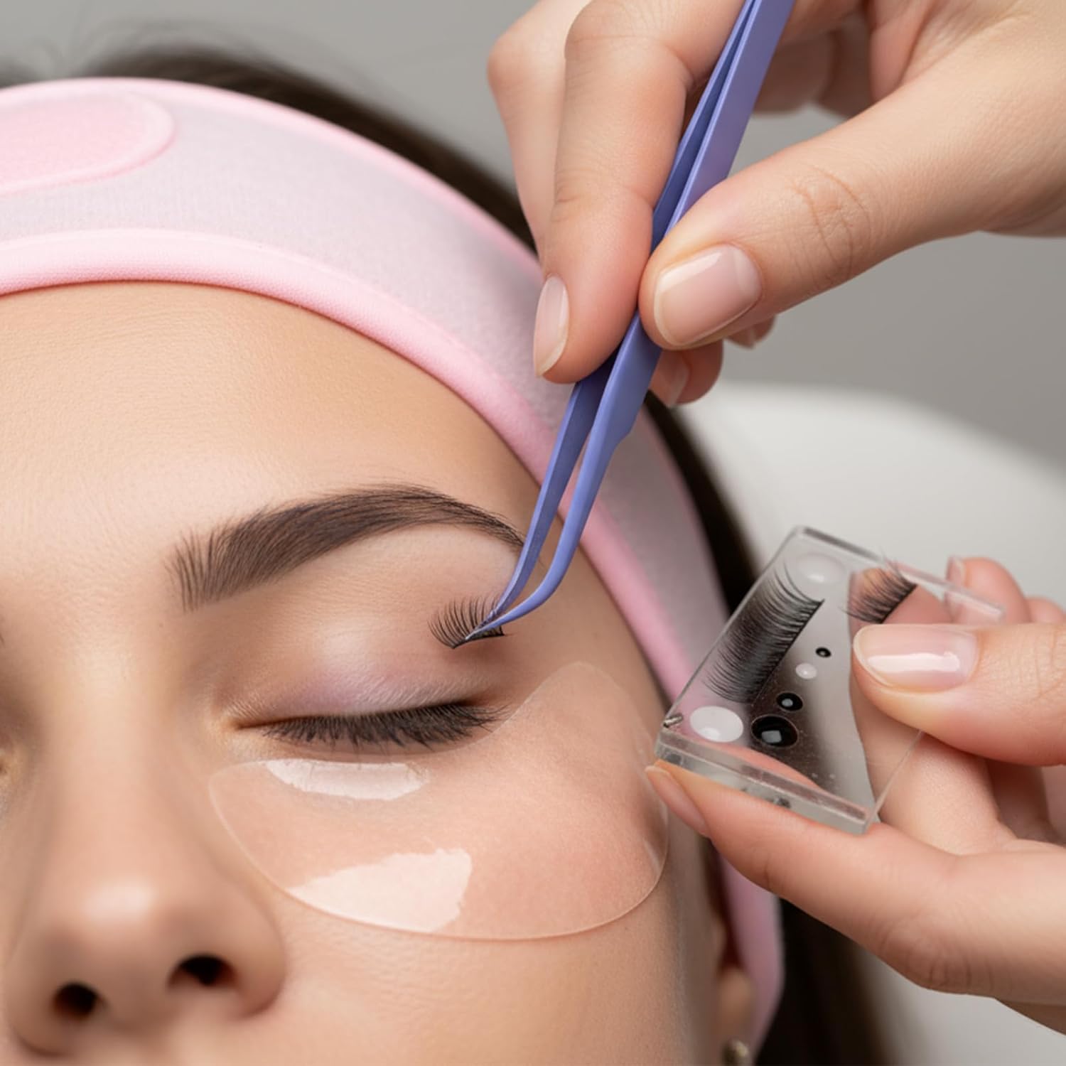 5PCS Lash Extension Tweezers,Stainless Steel Lash Applicator Tools Multipurpose Tweezers for Intricate Projects Scrapbooking Cardmaking Stickers Isolation Nail Art DIY Craft Projects - Image 5