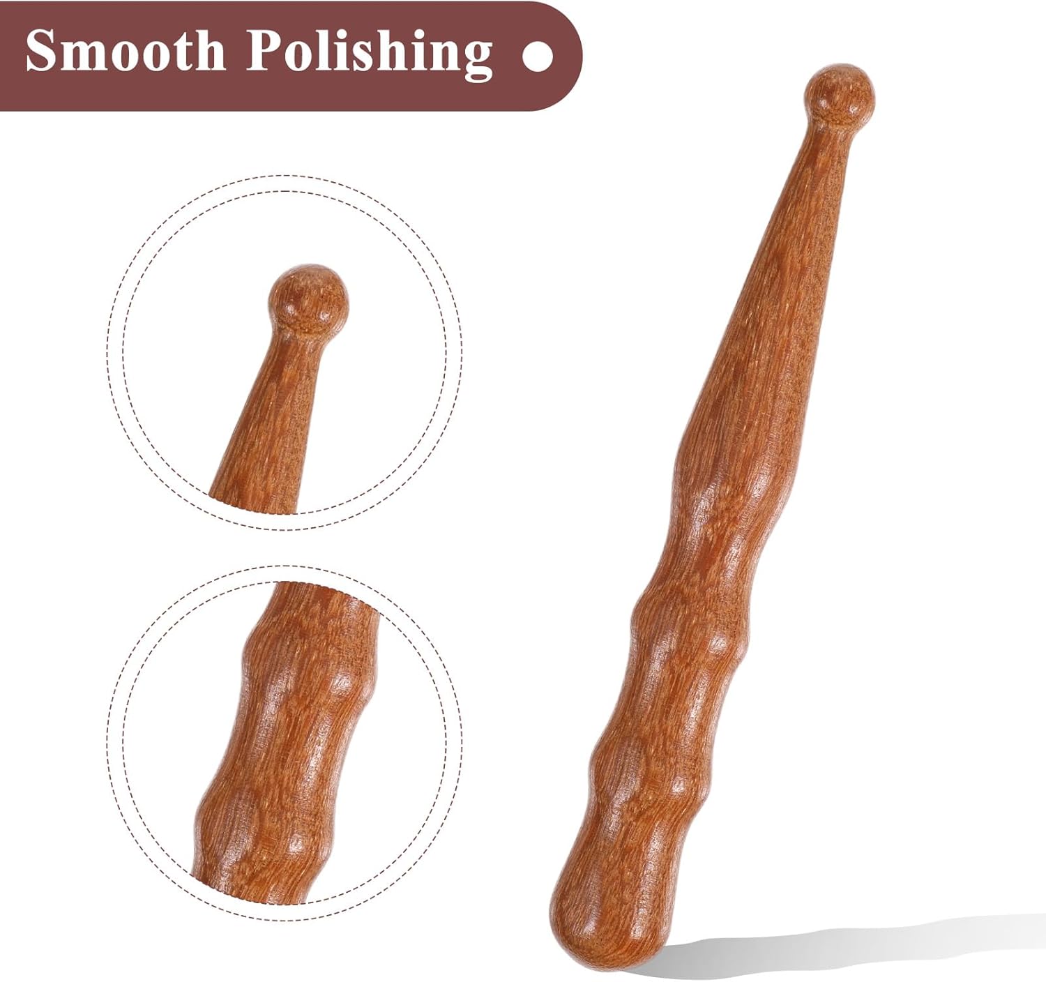 Massage Pen,Wooden Massage Tools Acupressure Pen Pressure Point Tool for Relaxing Body Hand Foot - Image 5