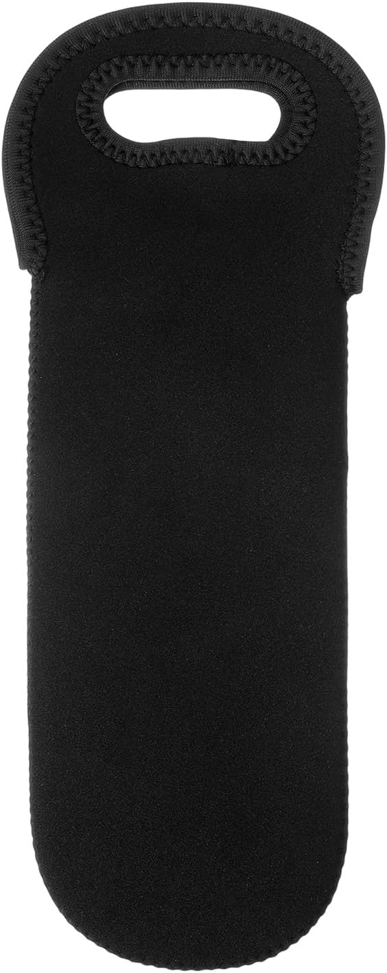 Neoprene Wine Bottle Carrier, Insulated Tote Bag, Protective Champagne & Beer Bottle Holder for Beer Water Bottles Restaurant, Travel, Gifting (Black) - Image 6