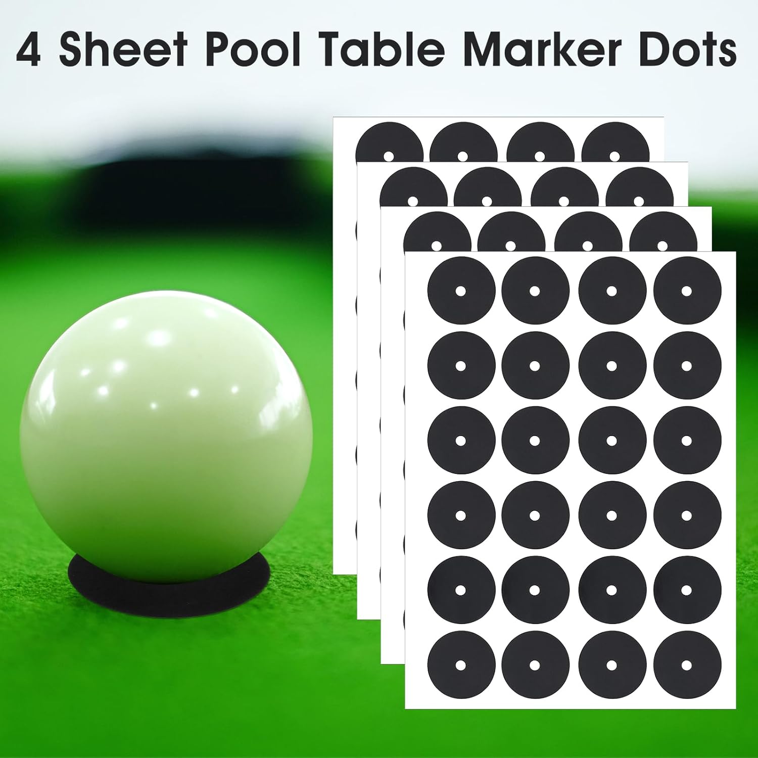 96Pcs Pool Table Marker Dots, Billiard Spot Position Stickers, Billiard Point Sticker Accessories, Pool Table Stickers - Image 6