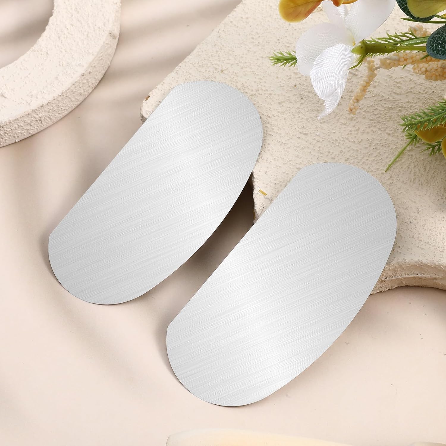 6 Pcs Stainless Steel Clay Scraper, Steel Pottery Tools Clay Ribs Smooth Scraper Sculpture Cutter Crafts Tool DIY Ceramics Sculpting Tools Kits for Texturing Artists Modeling Potter - Image 2