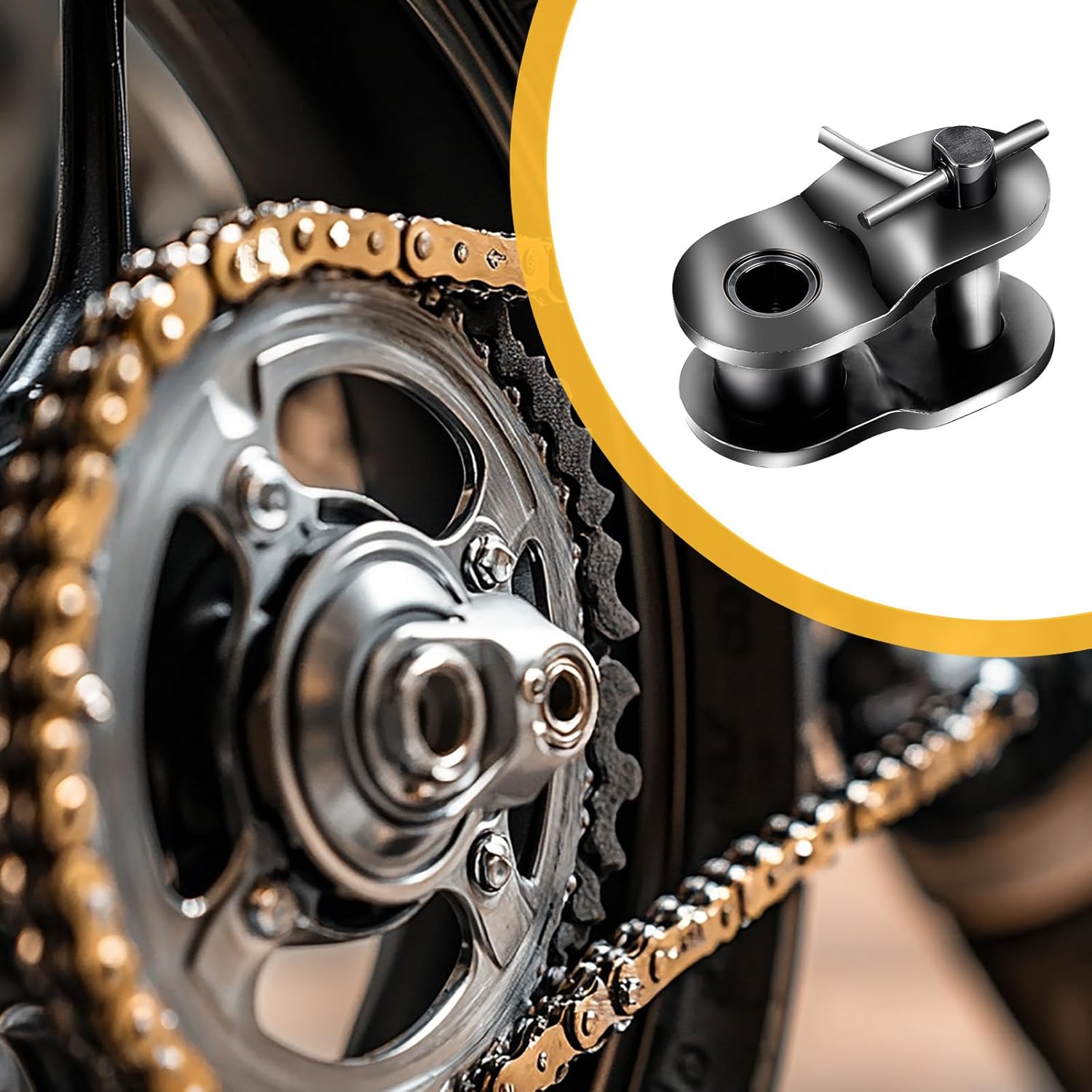 5PCS 420 Chain Roller Chain Offset Link #420, Half Link, Crank Link - Image 4