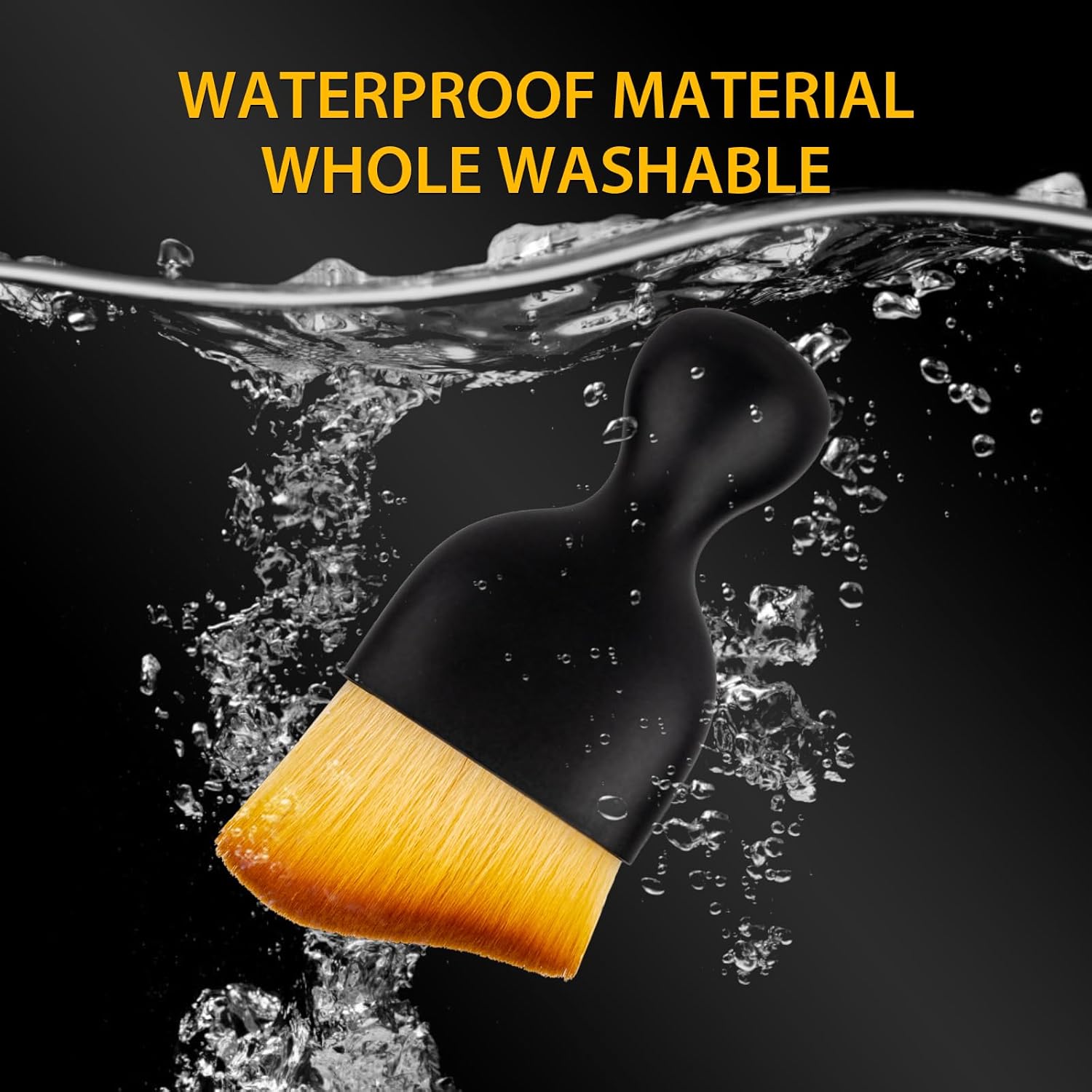 2PCS Car Interior Detailing Brush, Auto Car Detailing Brush Dusting Brush, Soft Bristles Car Interior Cleaning Tool for Dashboard Interior, Exterior, Skylight, Leather, Dust Brush, Brown - Image 5