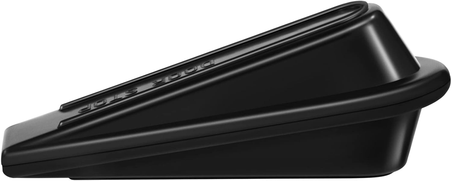 Heavy Duty Rubber Door Stopper Wedge Sturdy and Stackable Door Stop, Multi Surface Design, Fit for Gaps up to 1.2 Inches, 4 Pack, Black - Image 3