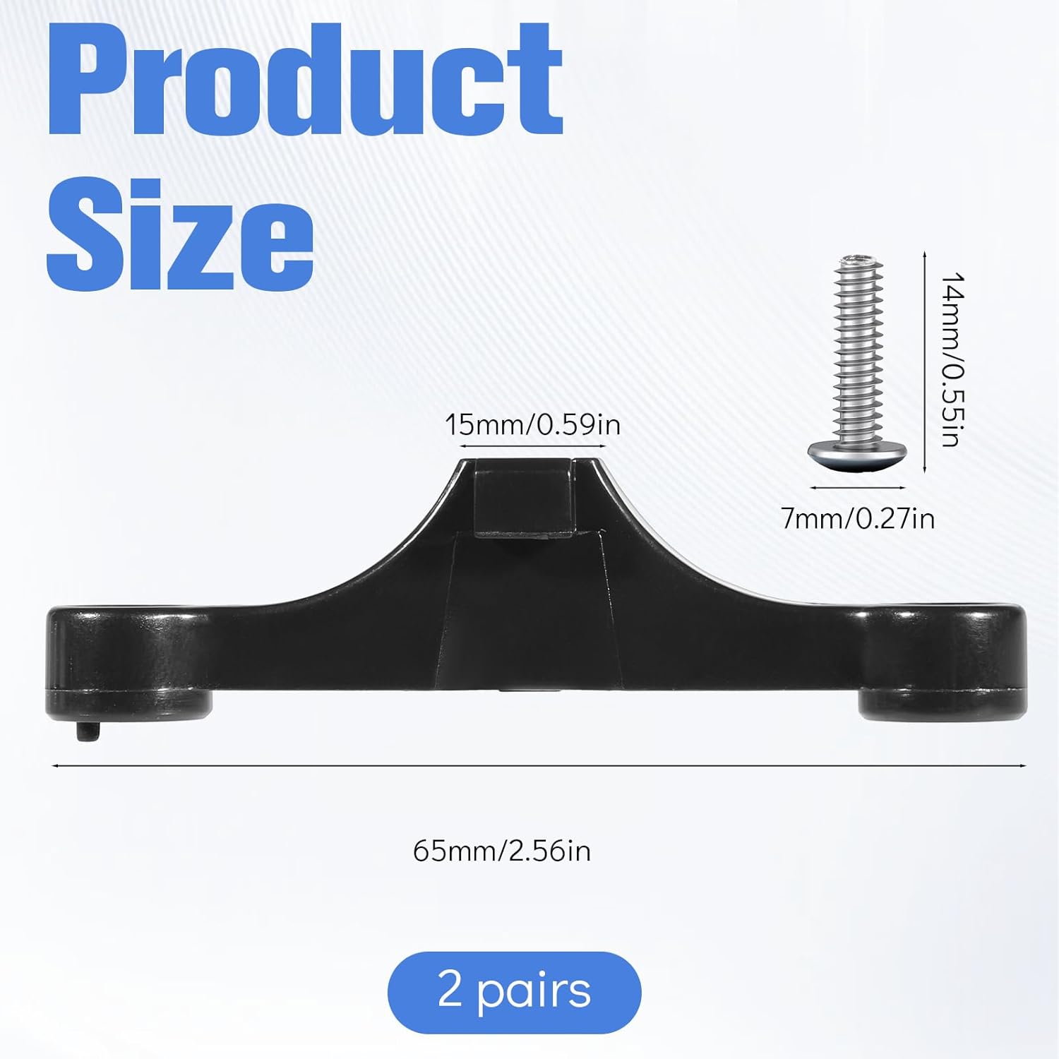4 PCS AM5 CPU Bracket AM5 Motherboard CPU Cooler Fan Bracket, Desktop Computer Fan Retainer with Screws Black - Image 1