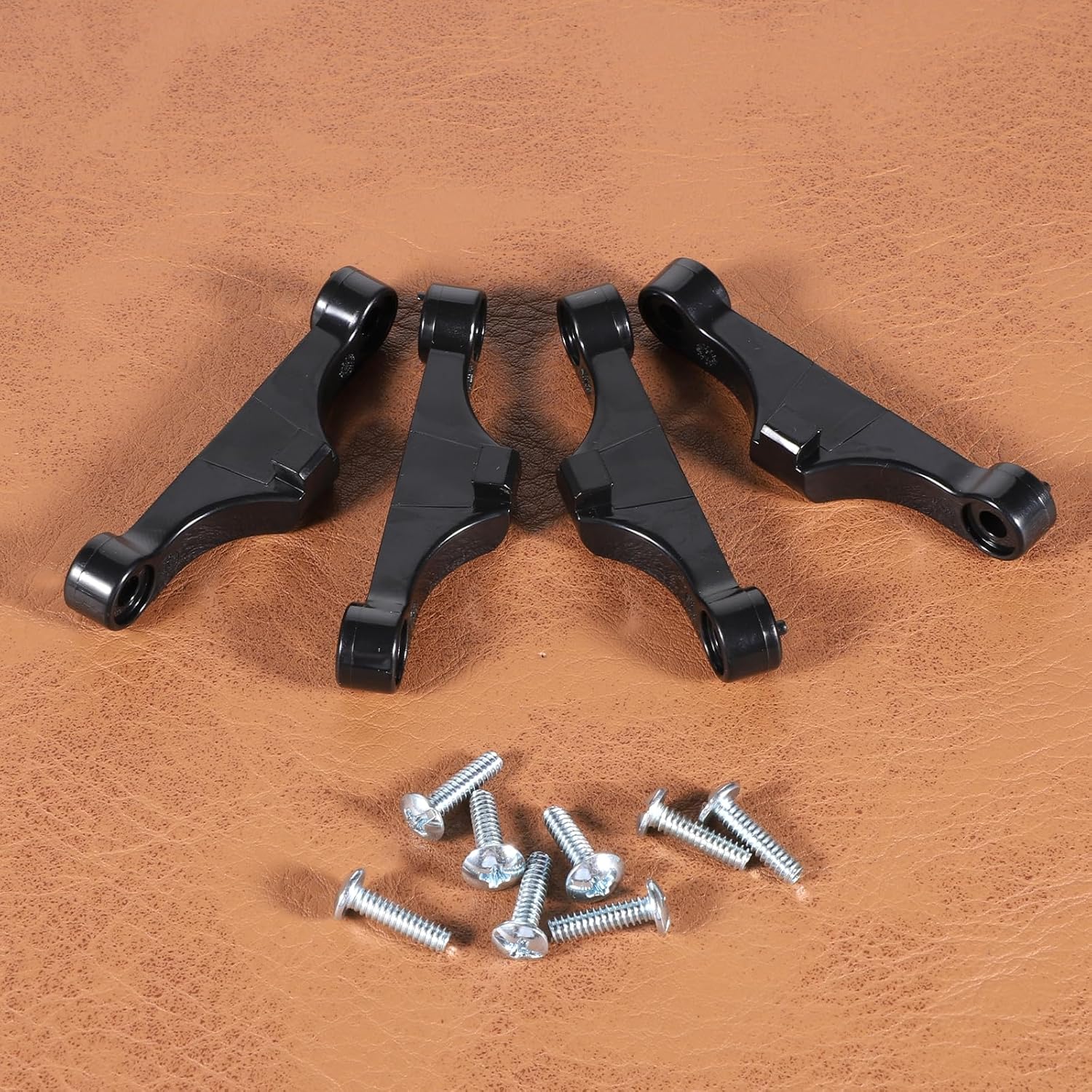 4 PCS AM5 CPU Bracket AM5 Motherboard CPU Cooler Fan Bracket, Desktop Computer Fan Retainer with Screws Black - Image 6
