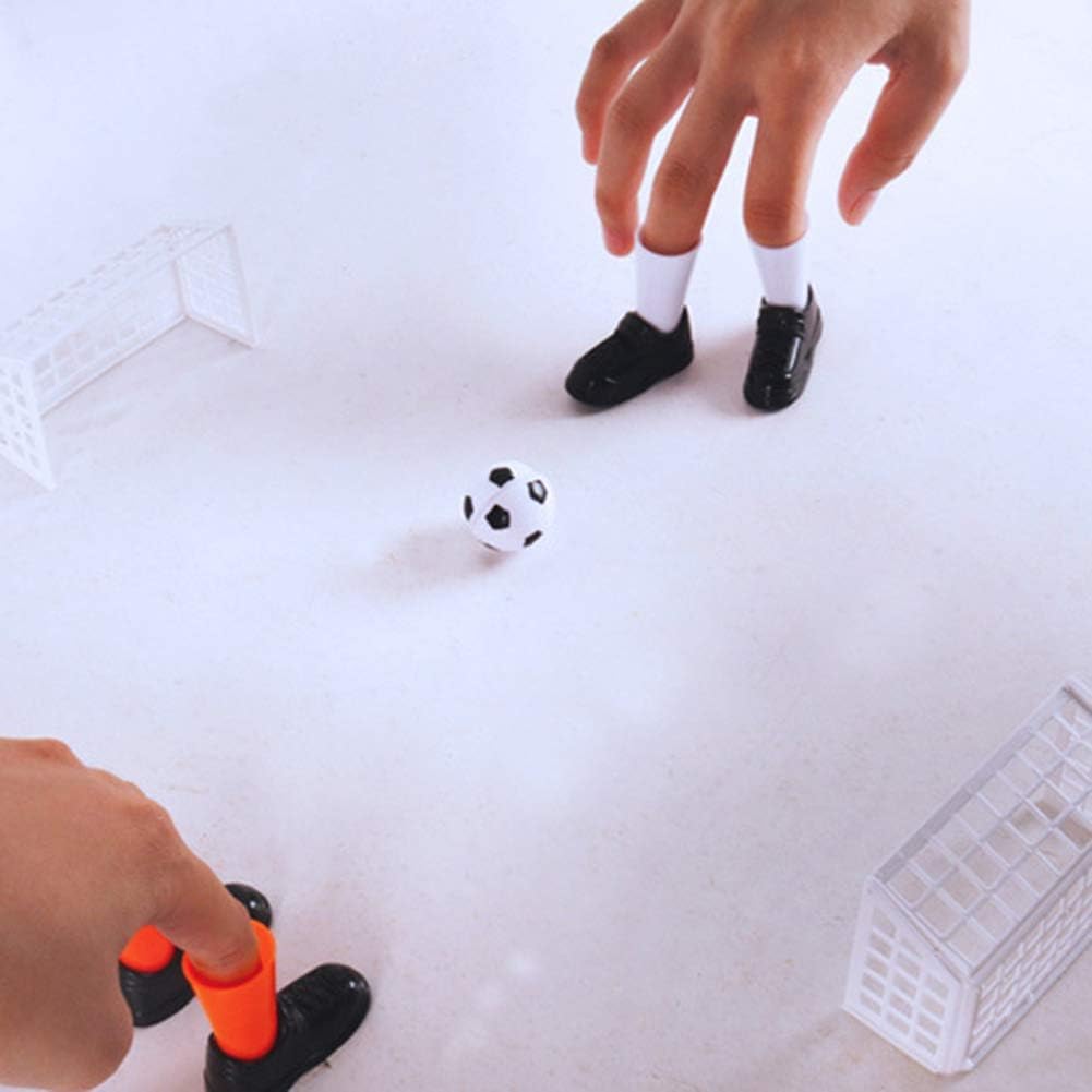 1 Set Finger Soccer Game Finger Footballs Match Funny Finger Table Game Set with Two Goals for Fans Club Party - Image 6