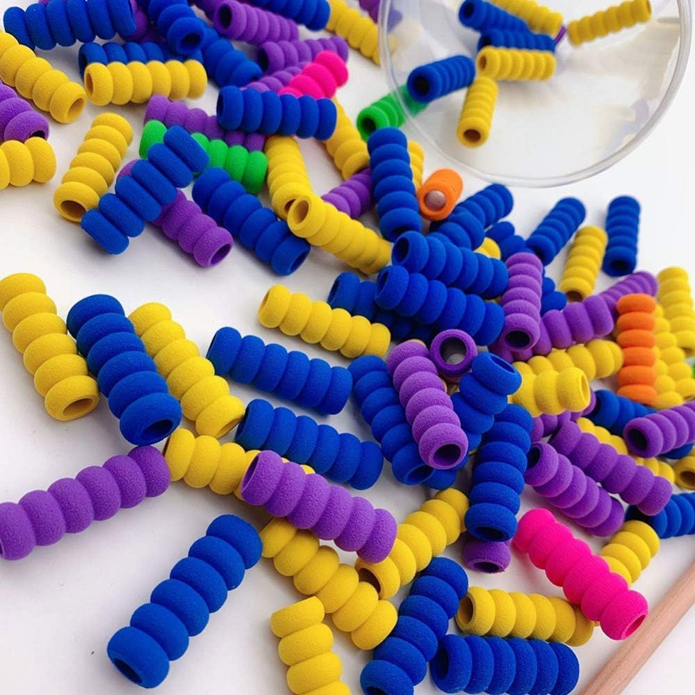 10Pcs Random Color Soft Foam Pencil Grips, Pen Grippers for Diamond Painting Pens Drill Pen, Pencil Cushion Drawing Pens for Drawing Writing Kids Toddlers Adults Arthritis - Image 7