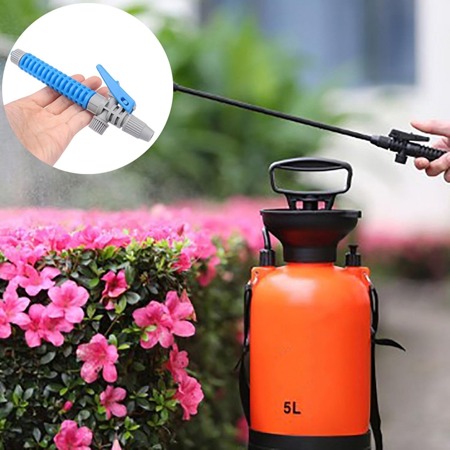 1Pc Random Color 3L/5L/8L Trigger Sprayer Handle Agricultural Sprayers Accessory Part Garden Sprayer Switch Head Watering Tool, Lawn and Garden Sprayers - Image 2