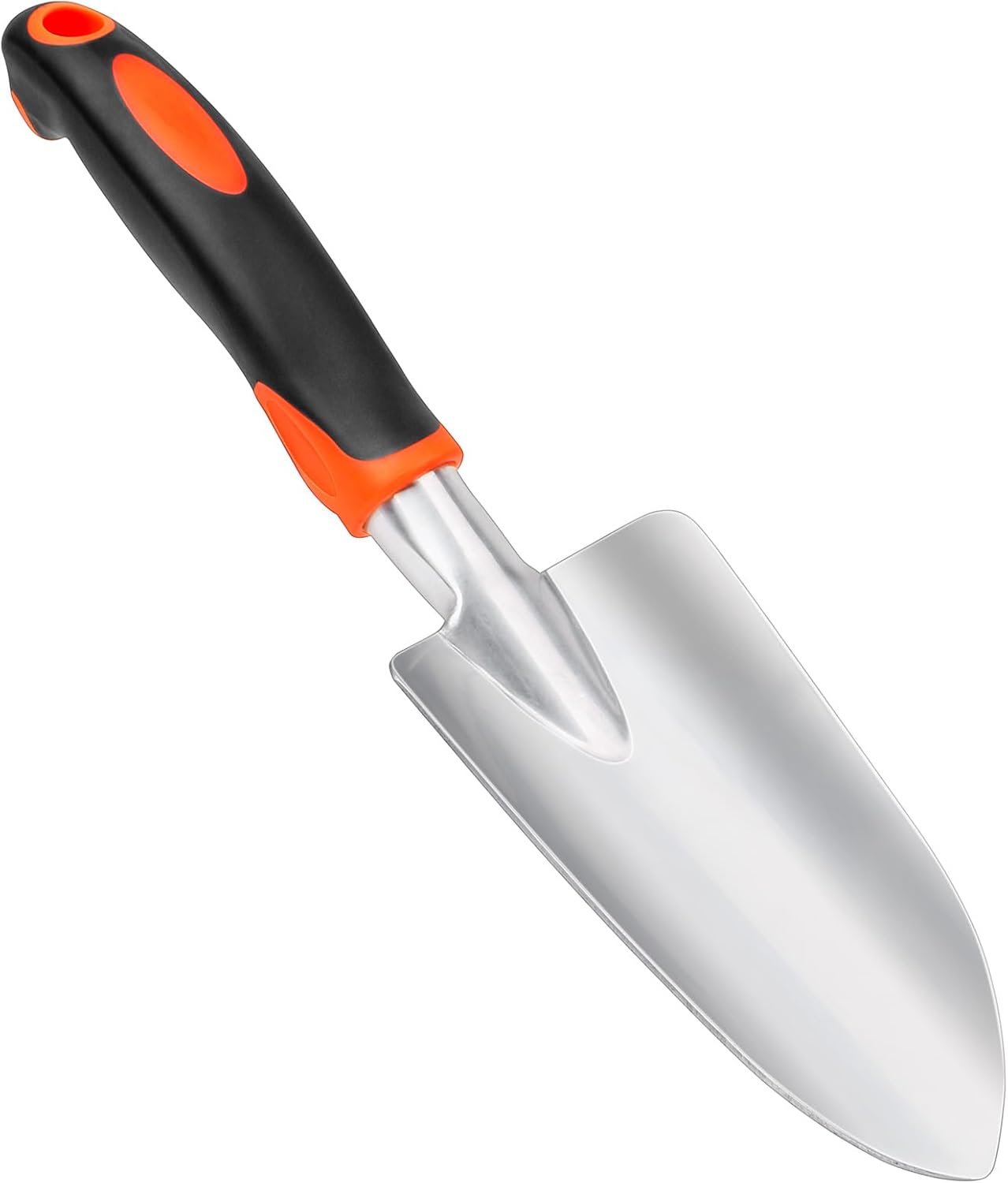 Garden Shovel Garden Hand Trowel, Heavy Duty Hand Shovel with Ergonomic Handle, Small Gardening Tools for Digging, Rust Resistant Gardening Spade Trowel Tools, Orange - Image 1