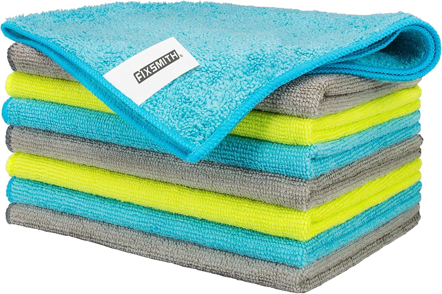 Microfiber Cleaning Cloth - Pack of 8, Size: 12 x 16 in, Multi-Functional Cleaning Towels, Highly Absorbent Cleaning Rags, Lint-Free, Streak-Free Cleaning Cloths for Car Kitchen Home - Image 1