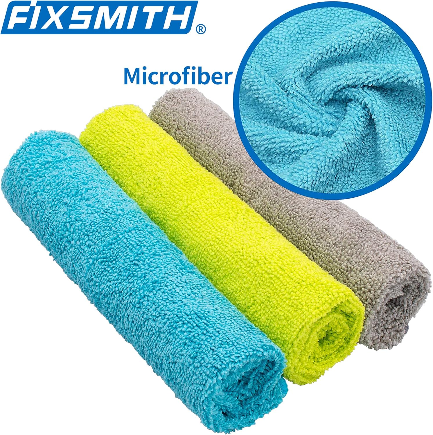 Microfiber Cleaning Cloth - Pack of 8, Size: 12 x 16 in, Multi-Functional Cleaning Towels, Highly Absorbent Cleaning Rags, Lint-Free, Streak-Free Cleaning Cloths for Car Kitchen Home - Image 6
