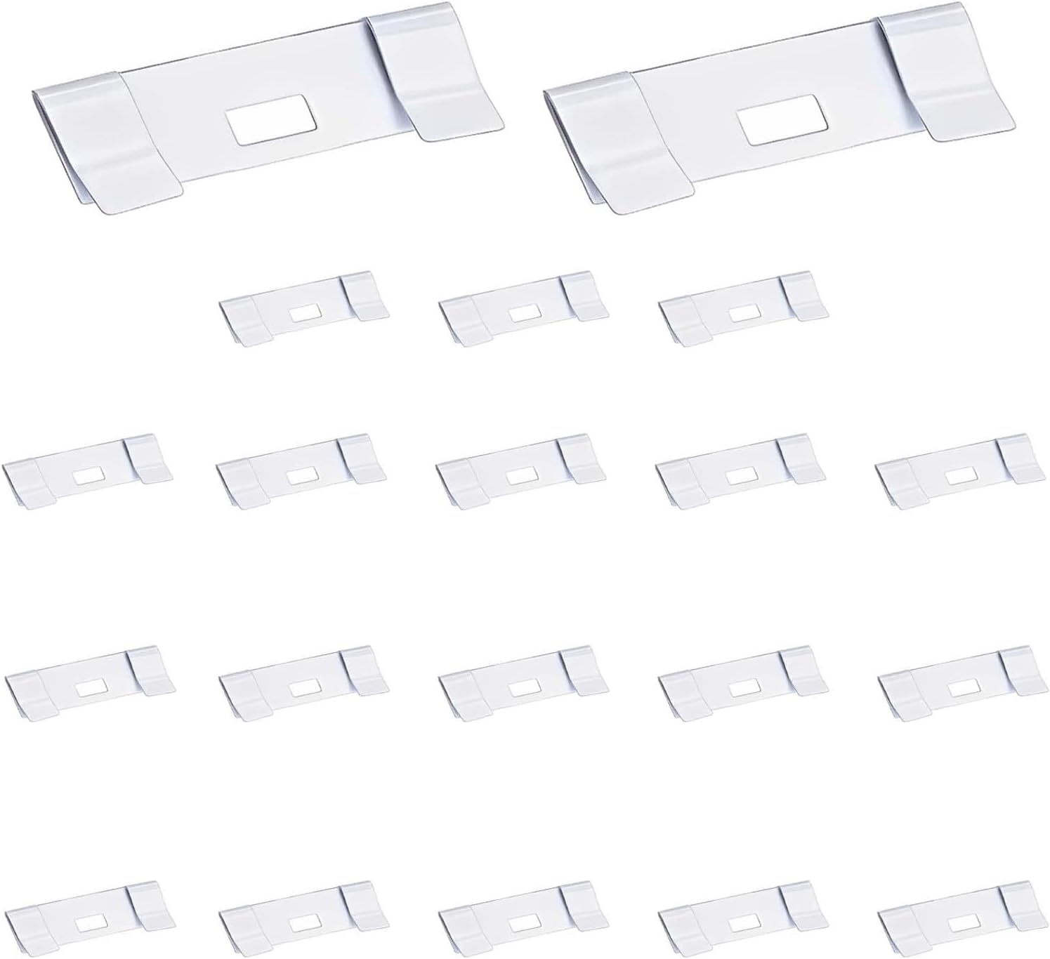 20 PCs Vertical Blind Repair Vane Metal Tabs Replacement Fixer Kit for Slats - Image 1