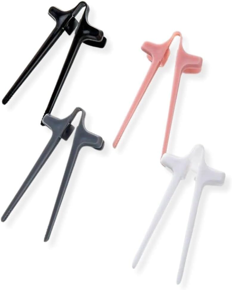 4 pcs Finger Chopsticks for Snacking, Multicolor Reusable Gamer Chopsticks, Snack Tgs, Chip Grabber for The Ultimate Gaming Experience, Perfect Snack Chopsticks - The Christmas Gift - Image 1