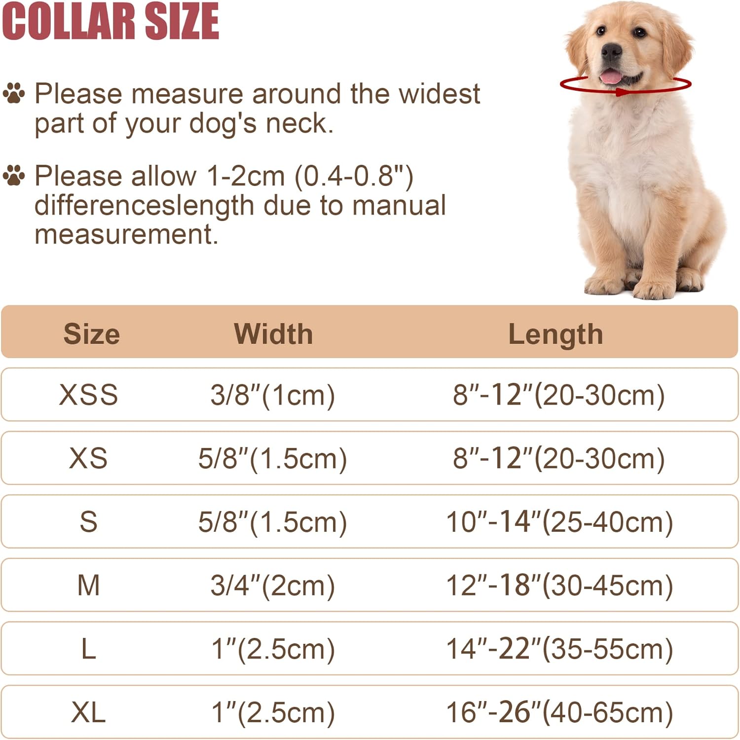 Reflective Dog Collar with Buckle Adjustable Safety Nyl Collars for Small Medium Large Dogs, Pink S - Image 5
