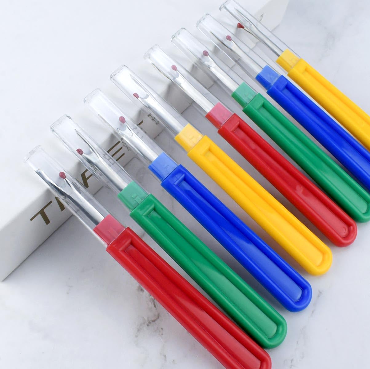 12 PCS Seam Ripper Stitch Remover Tool Sewing Thread Removing Seams Rippers Kit Unwanted Hems and Small Cutter for Crafting Handy Embroidery Tools Scissors Unpicker - Image 6