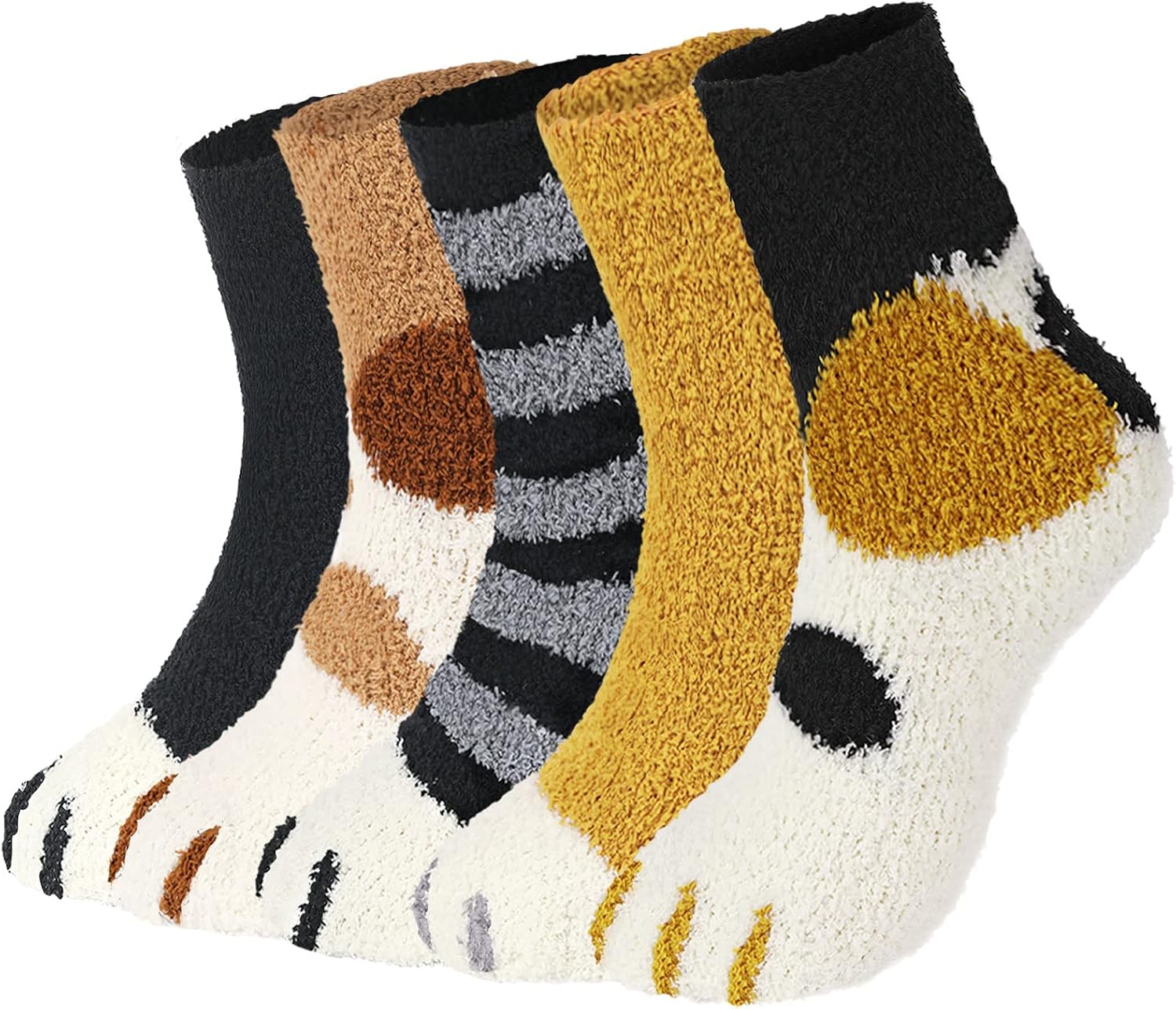 Fuzzy Socks for Women, Fuzzy Socks Warm Sleeping Sock for Women, Women's Winter Super Soft Cozy Slipper Sock - Image 1