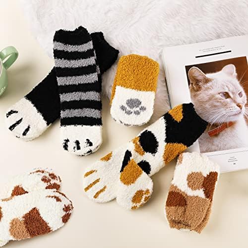 Fuzzy Socks for Women, Fuzzy Socks Warm Sleeping Sock for Women, Women's Winter Super Soft Cozy Slipper Sock - Image 2