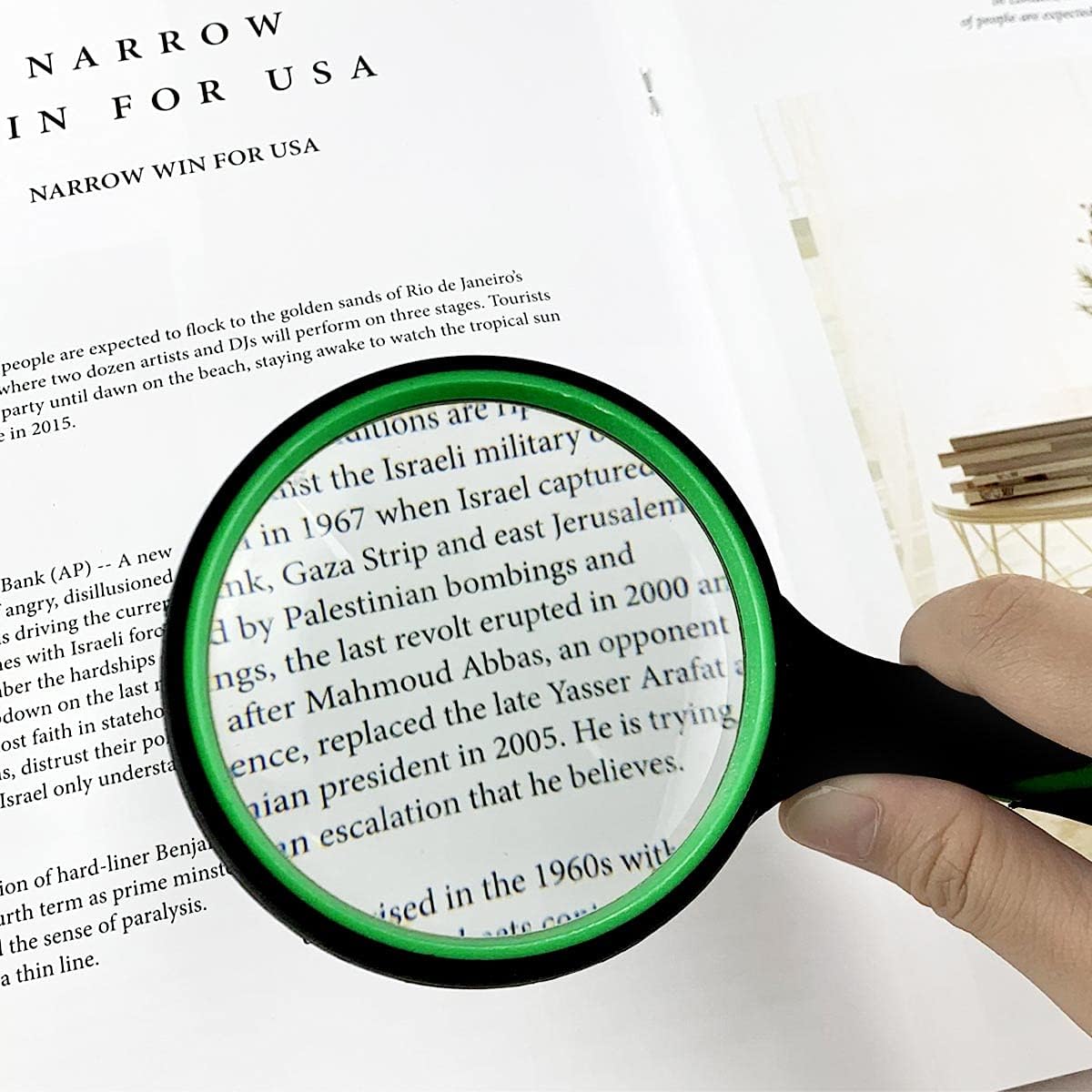 10X Shatterproof Magnifying Glass Large Handheld for Seniors Kids 75mm Lens with Non-Slip Rubber Handle Magnifier Reading Science Insect Hobby Observation - Image 3