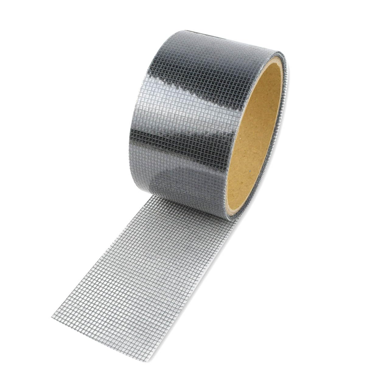 3-Layer Strong Waterproof Adhesive Screen Repair Tape - Instantly Fix Holes & Tears Fiberglass Kit Gray (1.97x78.7 Inches) - Image 1