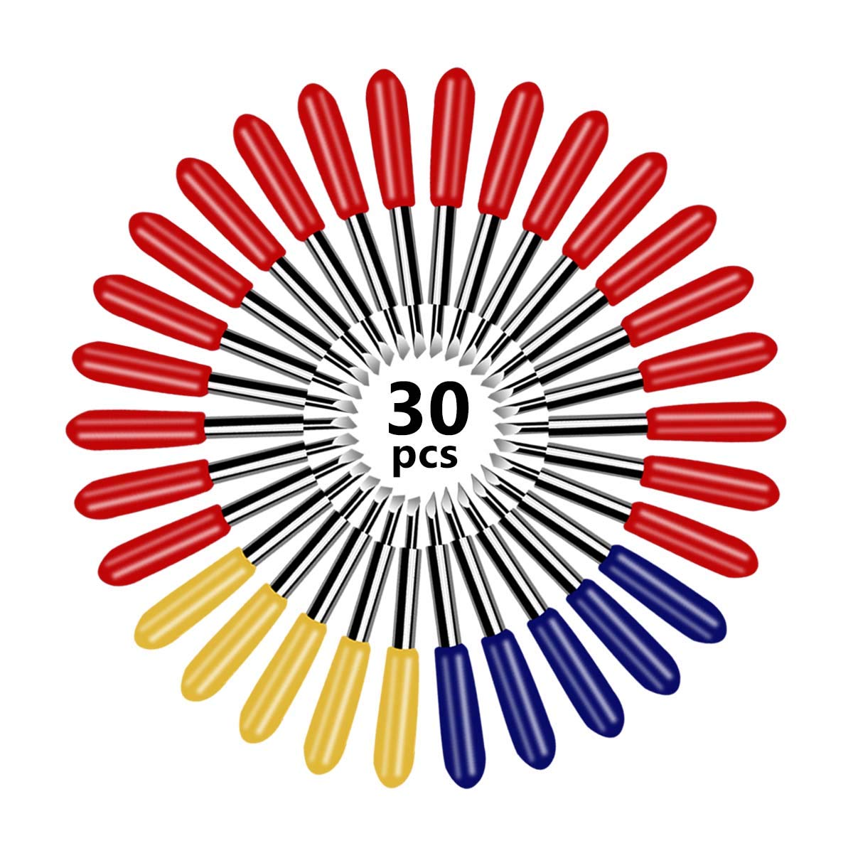 30 Pcs Replacement Blades for Explore Air 2 Blade Maker Expression Vinyl Cutter Machines Needle Degree 45 60 Cutting Plotter Multi - Image 4