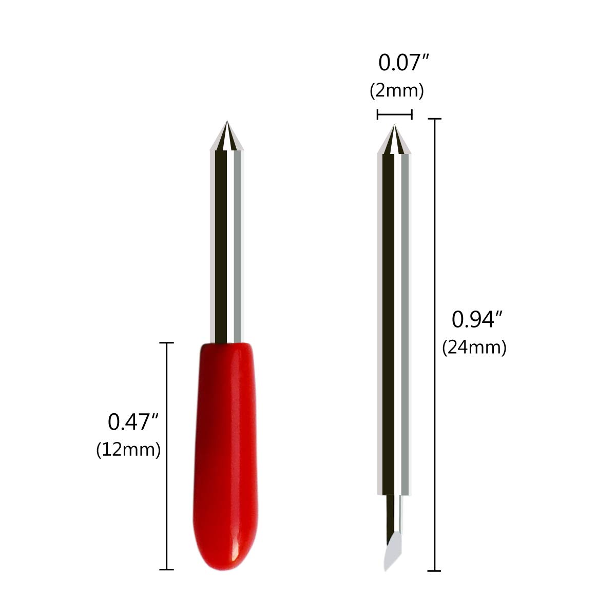 30 Pcs Replacement Blades for Explore Air 2 Blade Maker Expression Vinyl Cutter Machines Needle Degree 45 60 Cutting Plotter Multi - Image 6