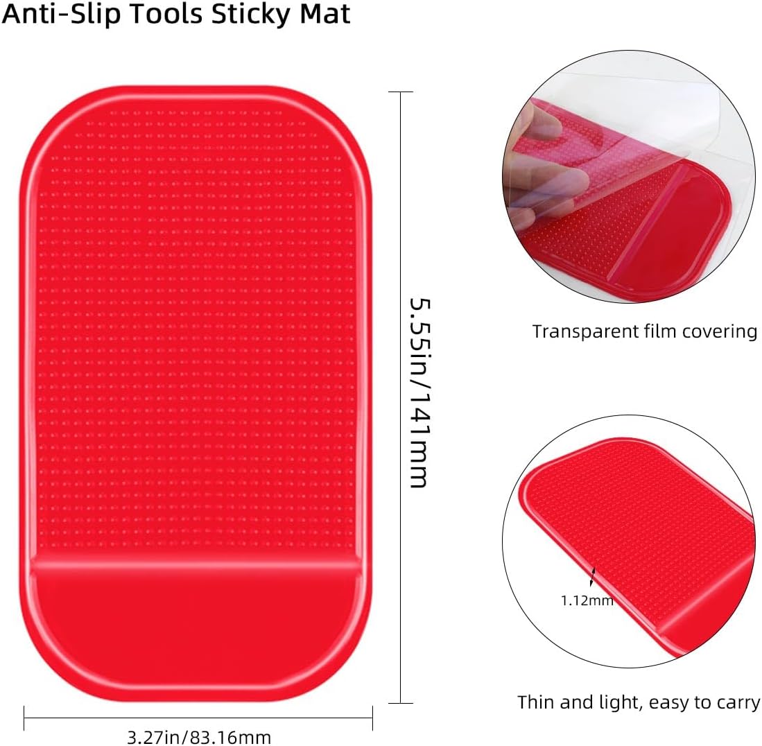 Diamond Art Mat Non-Slip DIY Sticky Tray Gel Painting Tools Anti-Slip Universal Pad Holder Kits for Adults 5D Embroidery Accessories(6 Pieces) - Image 2