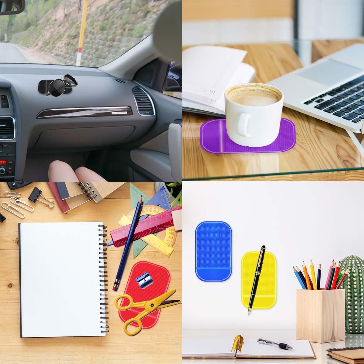 Diamond Art Mat Non-Slip DIY Sticky Tray Gel Painting Tools Anti-Slip Universal Pad Holder Kits for Adults 5D Embroidery Accessories(6 Pieces) - Image 7