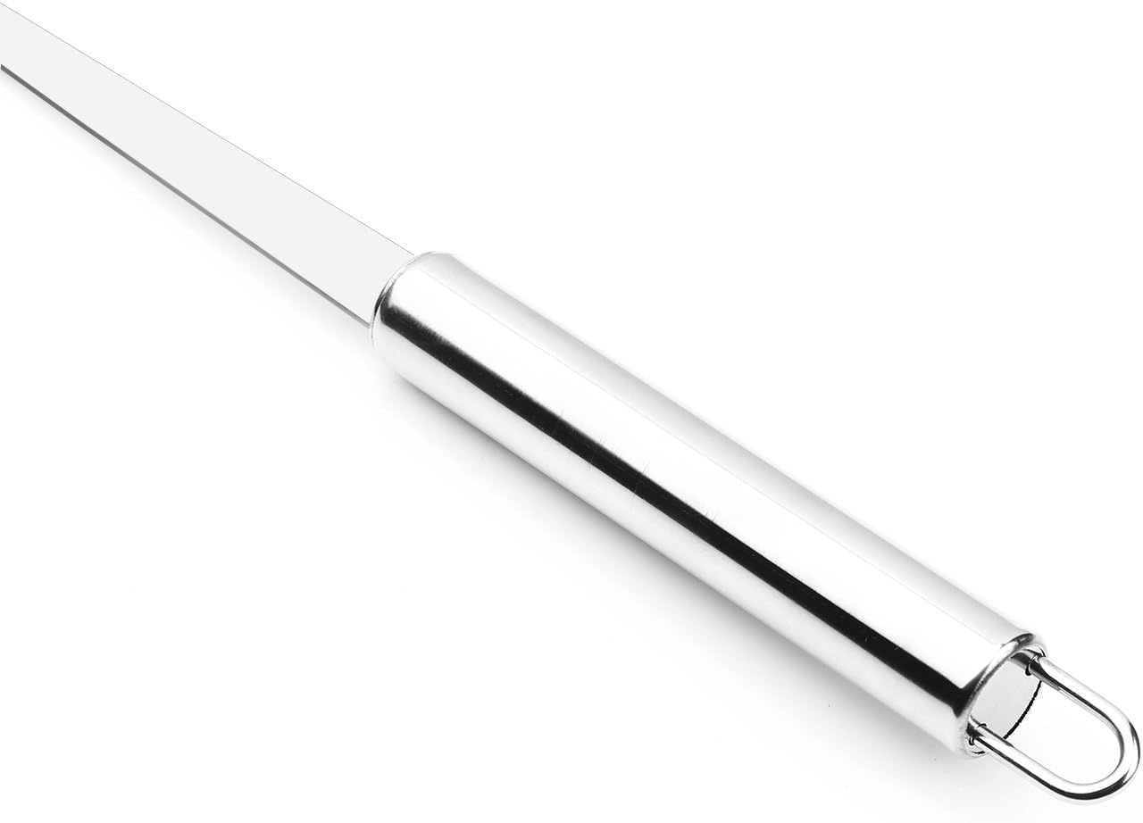 Stainless Steel Fat Skimmer Spoon - Fine Mesh Food Strainer for Grease, Gravy and Foam, Japanese Hot Pot Skimmer with Long Handle - Image 3