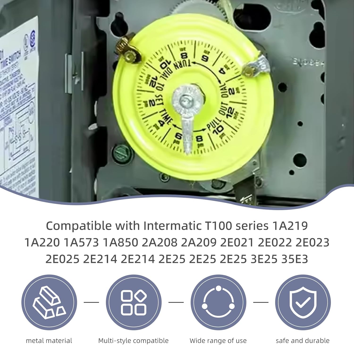 Pool Timer On Off Clips 10 PCS/5 Pairs Time Switch Replacement Trippers Kit 156T1978A Pool Pump Timers Tripper Compatible with Intermatic T100 Series T101 T104 Timers Parts - Image 2