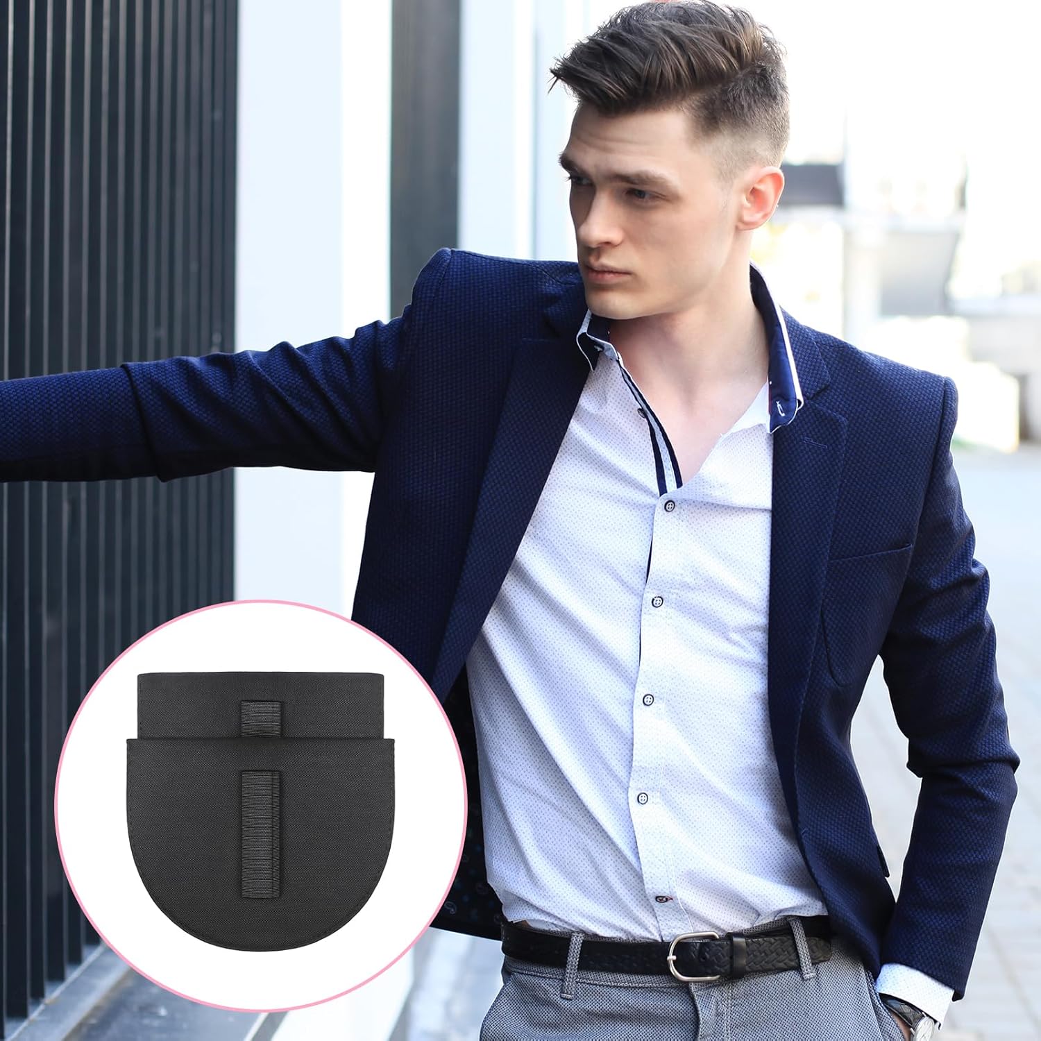 3 Pairs Shoulder Pads for Womens Clothing, Anti-Slip Detachable Hombreras para Ropa Mujer No-Sewing Required Breathable Set-in High Low Sponge Pad Men Blazer Clothes Sewing Accessories - Image 6