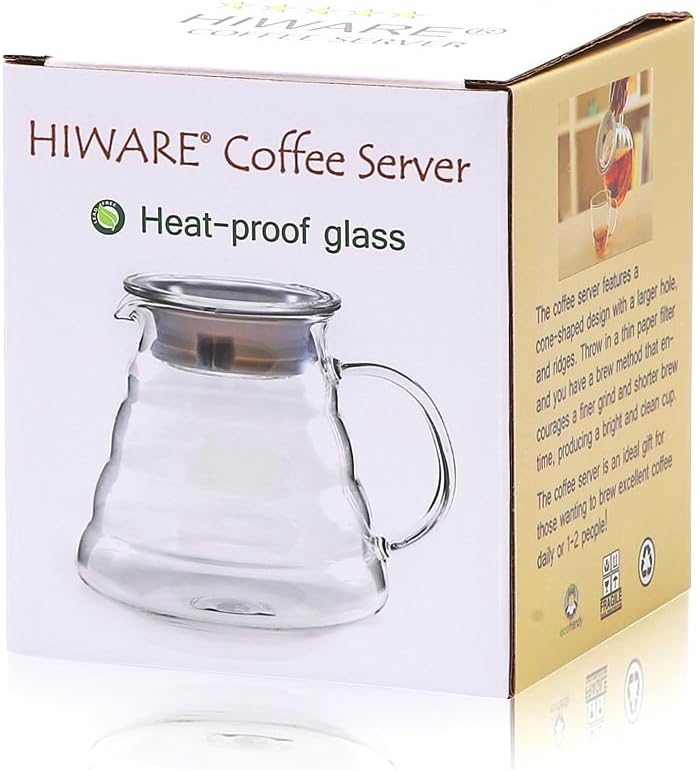 600ml Coffee Server, Standard Glass Coffee Carafe, Coffee Pot, Clear - Image 6