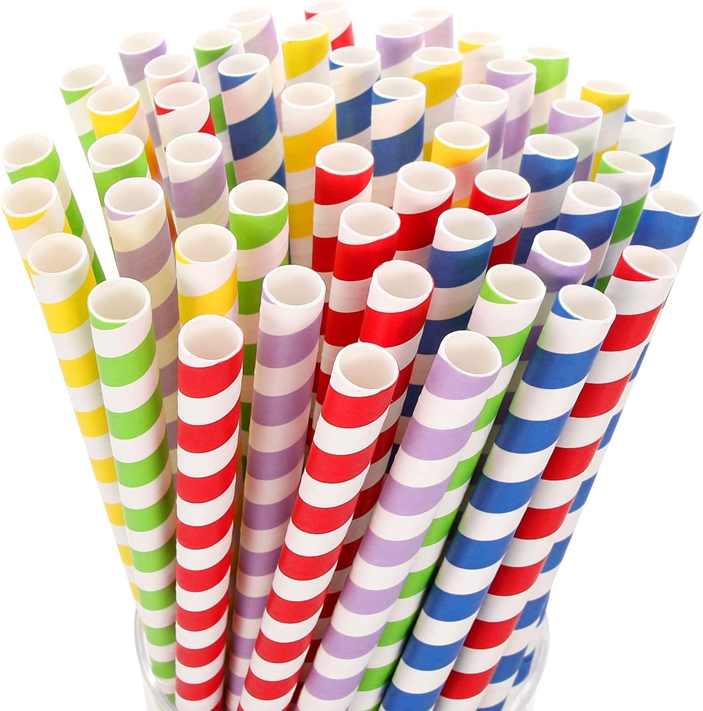 100 Pack, Extra Wide Paper Smoothie, Boba Straws - 10 mm Wide Biodegradable Straws for Bubble Tea (Tapioca, Boba Pearls), Milkshakes, Jumbo Drinks - Shower, Wedding Party Supplies Decorations - Image 8