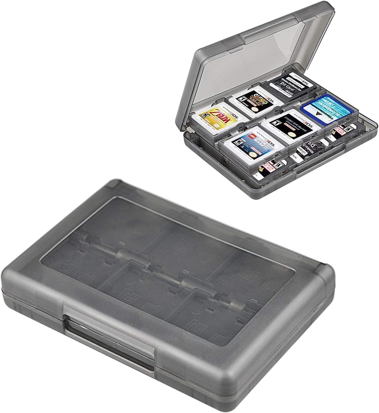 Black 26-in-1 Game Holder Case Fits up to 22 Games 2 SD Cards 2 Micro SD/TF Cards and 2 Stylus Pens for NEW 3DS / 3DS XL / 3DS LL - Image 6