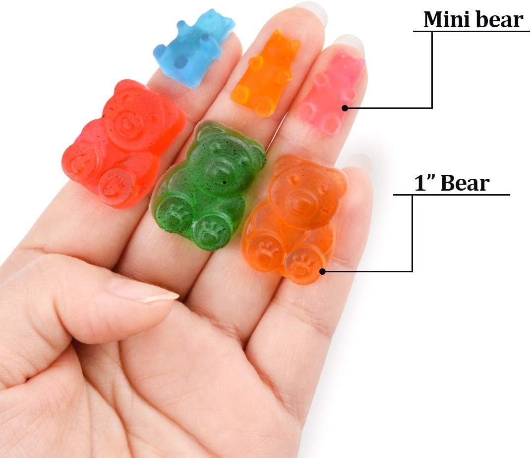 Gummy Bear Molds Candy Molds - 1 Inch Gummy Molds Bear Large Chocolate Molds Silicone 4 Pack LFGB Pinch Test Approved Best Food Grade Silicone - Image 5