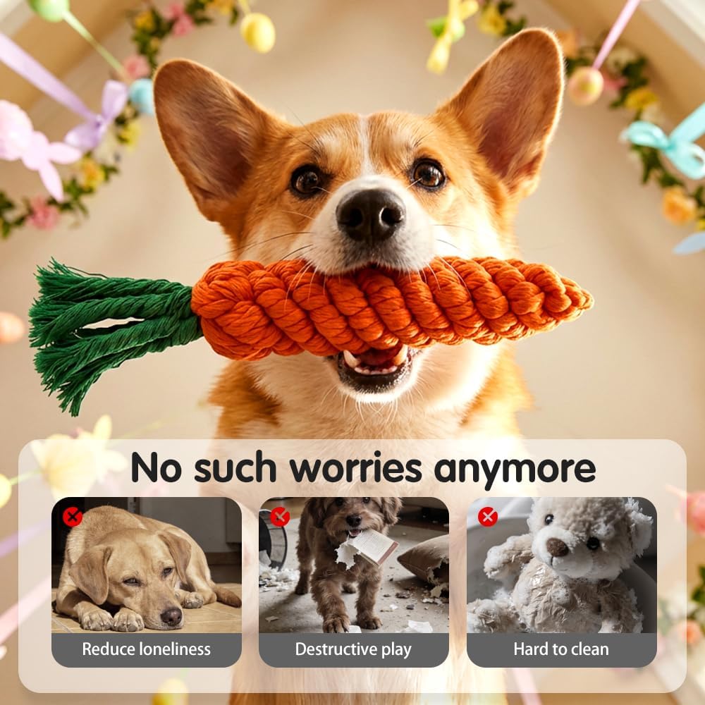 2025 New Calming Duck for Dogs, Quack-Quack Dog Toy with Soft Squeaker, Durable Yellow Stuffed Toy, Indoor Puppy Chewers (Yellow) - Image 3