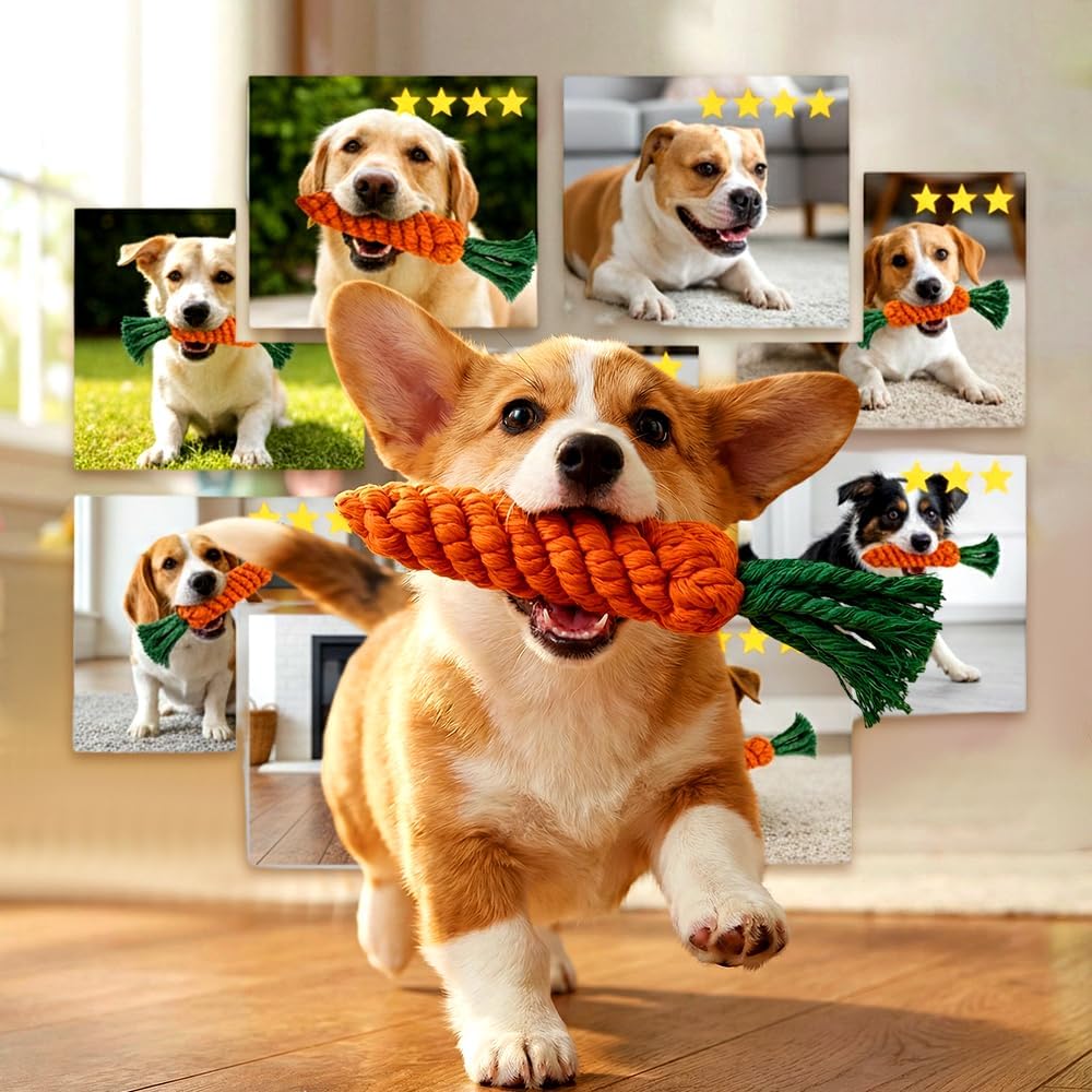 2025 New Calming Duck for Dogs, Quack-Quack Dog Toy with Soft Squeaker, Durable Yellow Stuffed Toy, Indoor Puppy Chewers (Yellow) - Image 4