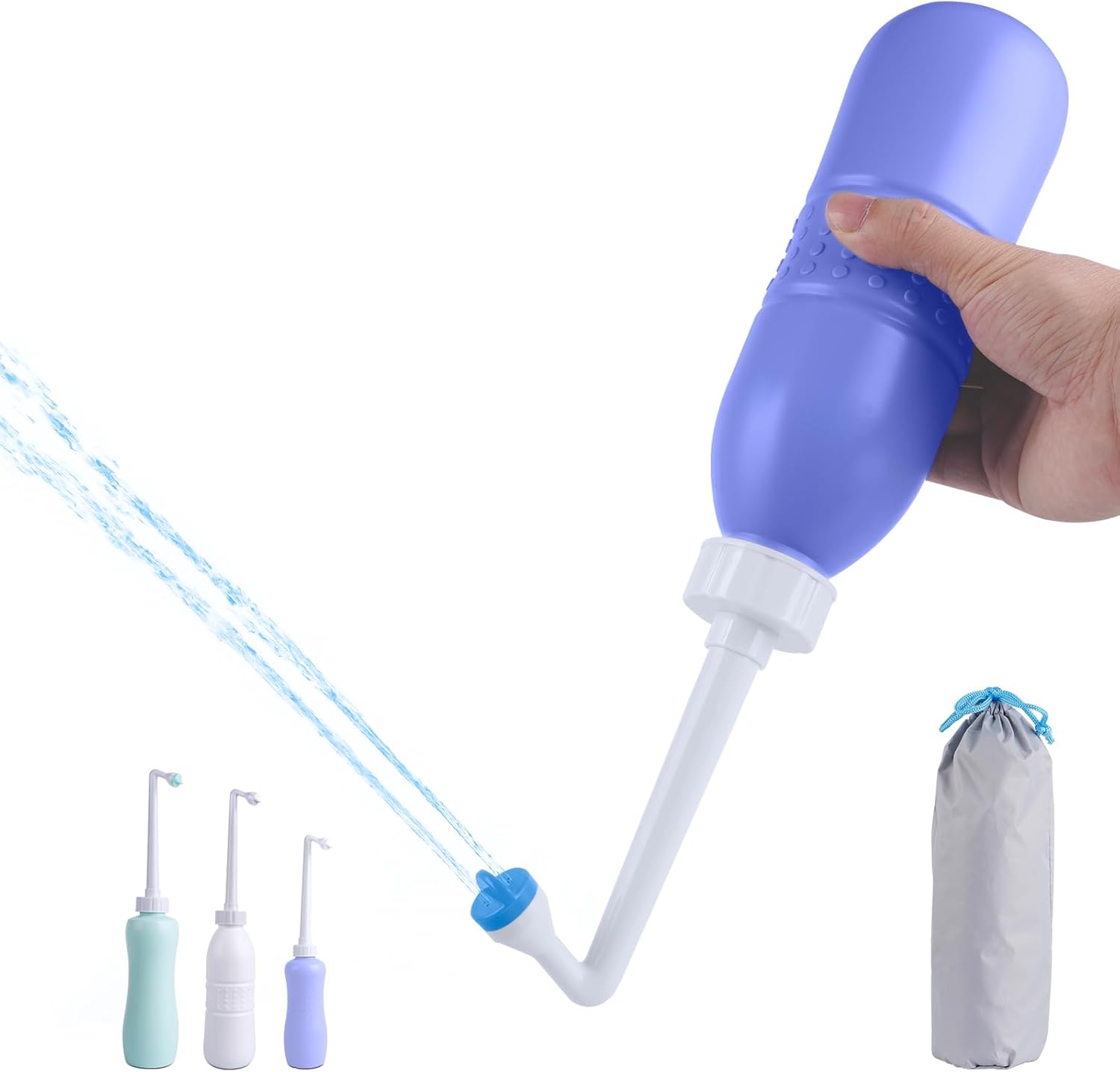 Portable Bidet Sprayer and Travel Bidet with Hand Held Bidet Bottle for Personal Cleansing Use Extended Nozzle - Personal Hygiene Care Toilet Bidet Shower/Bathroom Bidet Spray -21.8oz(620ml) - Image 1