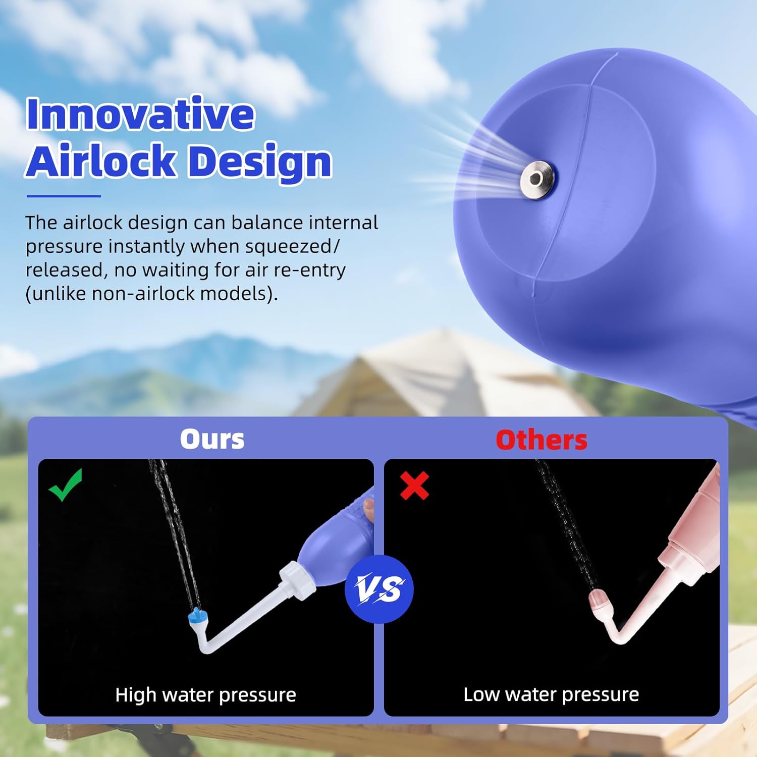 Portable Bidet Sprayer and Travel Bidet with Hand Held Bidet Bottle for Personal Cleansing Use Extended Nozzle - Personal Hygiene Care Toilet Bidet Shower/Bathroom Bidet Spray -21.8oz(620ml) - Image 4