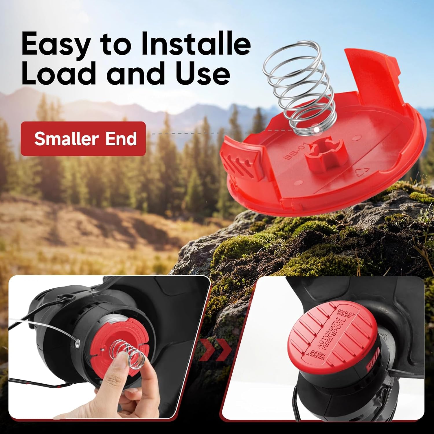 8 Pack CMZST0653 Weed Eater String Compatible With Craftsman Weed Wacker, 0.065
