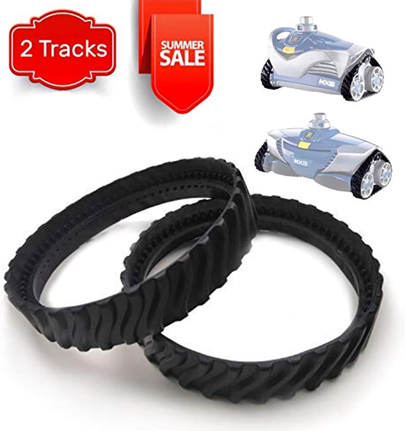 1 Pair R0526100 Exact Track Replacement | Compatible with MX8/MX6 In-Ground Pool Cleaner/Made of Premium, Heavy Duty Rubber - Improving The Parts Life Cycle by 50% - Image 6